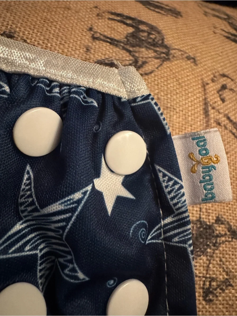 i play Unisex 2-Piece Swim Set 18-24 Months Blue Stars Swim Shirt & Diaper